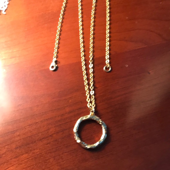 Gold 8” dipped gold necklace - Picture 2 of 4